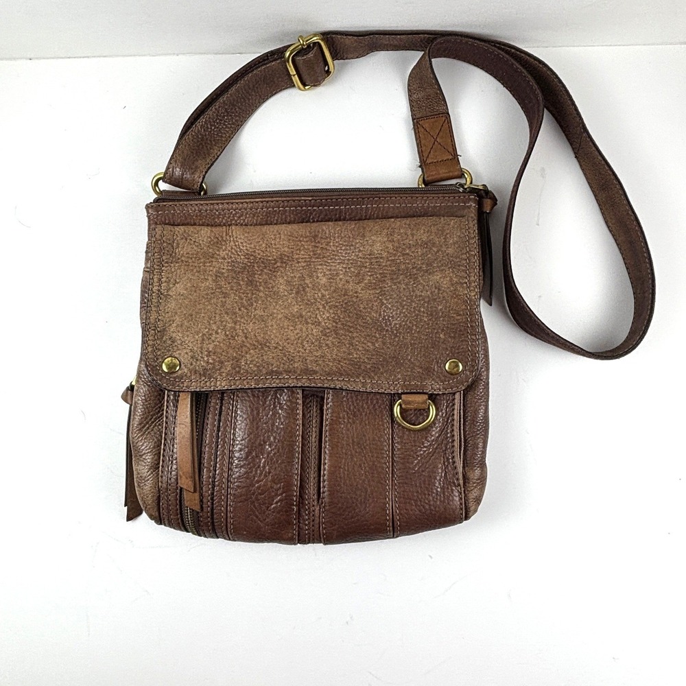 Fossil Morgan Brown Leather Crossbody/Shoulder Bag